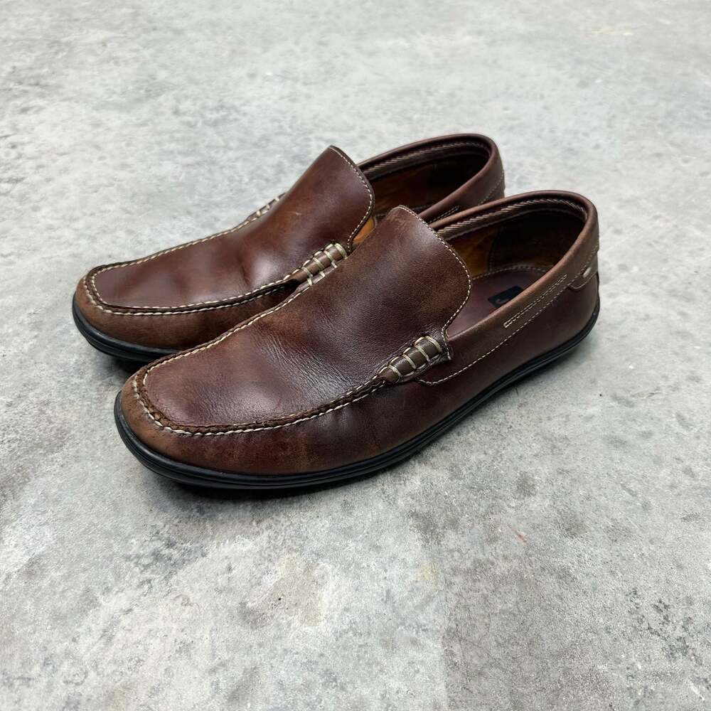 Johnston & Murphy Brown Leather Loafers 8.5 M